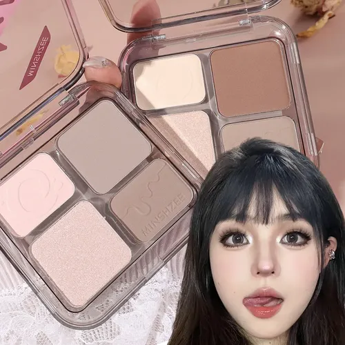 Paleta De Maquillaje Iluminador Facial Matte Shadow Lasting