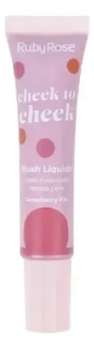 Rubor Liquido Cheek To Cheek Ruby Rose Tono Del Maquillaje Strawberry Pie