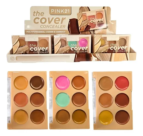 Paleta De Contornos Y Corrector De Color 6 Tonos Maquillaje Tono 1