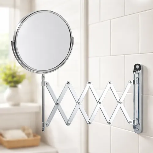 Espejo Pared Baño Fuelle Tijera Aumento 5x Barral