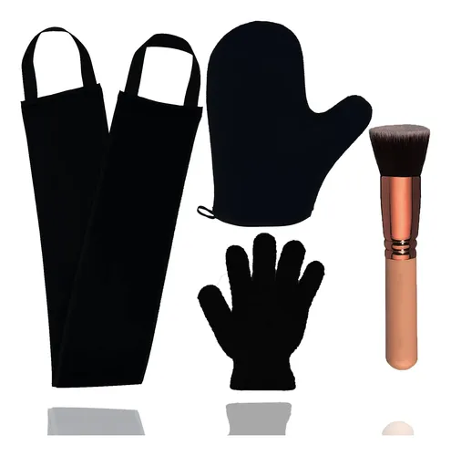 Kit Autobronceador Bolitfu, Paquete De 4, Con Guante, Aplica