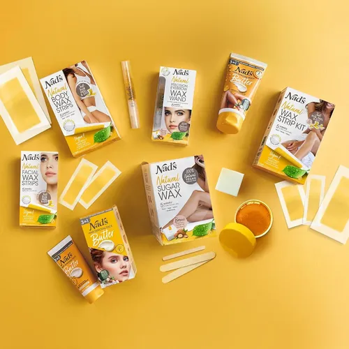 Nad’s Tiras De Cera Facial – Natural Todo Tipo De Piel – Dep