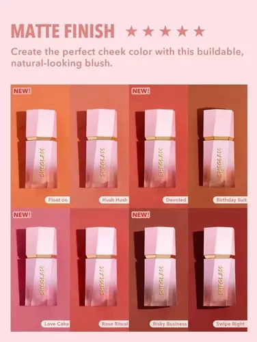 Sheglam Rubor Blush Líquido Color Bloom Tonos Variados