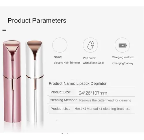 Depiladora Facial Eléctrica Portátil Para Vello