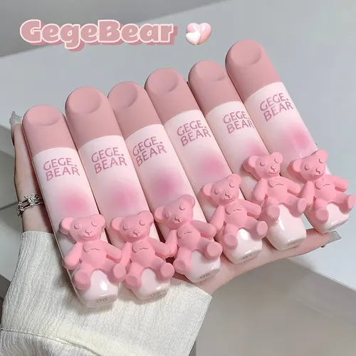 Gege Bear Tender Lip Glaze Labial Mate Hidratante Korean