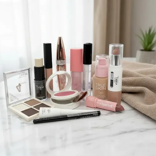 Combo Maquillaje Tejar 12 Productos Total Nude