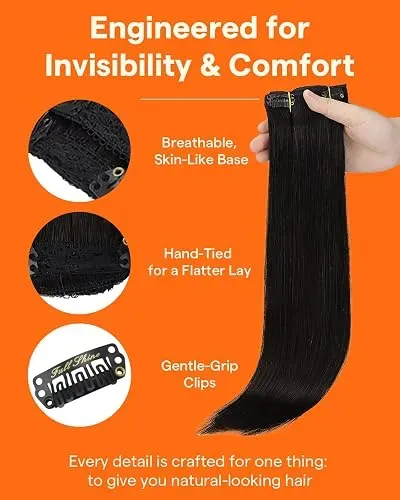 Extensiones Clip Cabello Humano Remy Full Shine Lacio