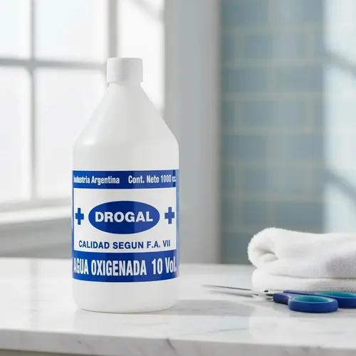 Agua Oxigenada Vol. 10 Drogal 1000ml Pack X6 Unidades Tono Sin tono