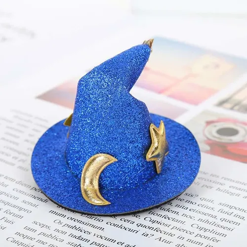 8 Pinzas Para Cabello Sombrero De Bruja, Set De 8