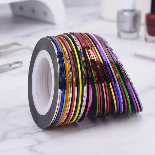 Pegatinas Adhesivas Para Uñas De Colores Para Bricolaje