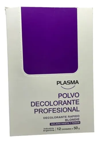 Polvo Decolorante Blondie Plasma Aclara 7 Tonos Caja 50gr