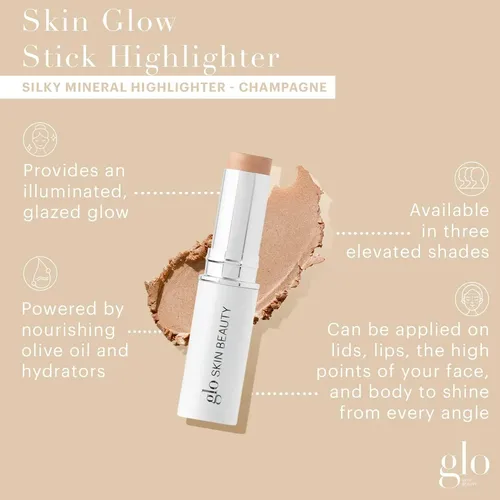 Iluminador En Barra Glow Stick Highlighter Champagne