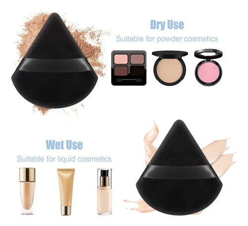 Pimoys 6 Piezas De Esponja De Maquillaje Triangular Suave Pa