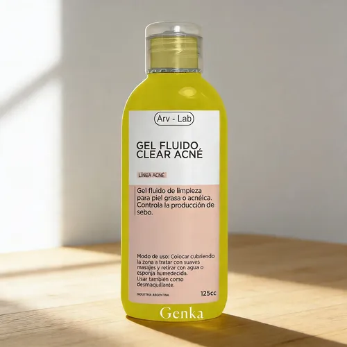 Gel De Limpieza Clear Acne Piel Grasa 125cc Arvensis