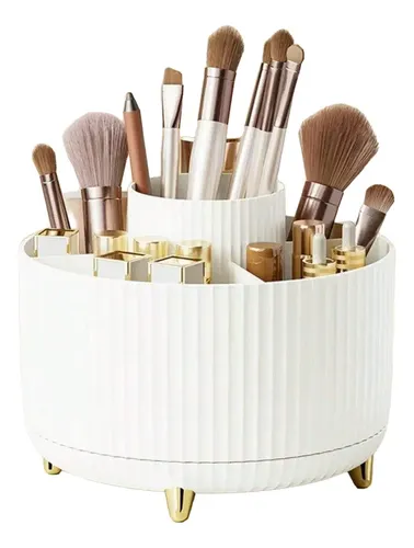 Organizador Giratorio Para Brochas Y Maquillaje