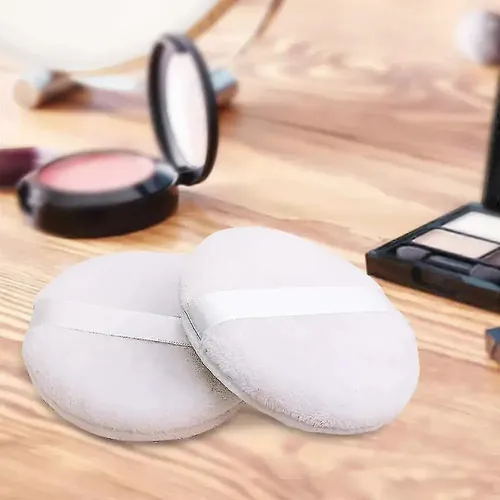 Polvo Puff Grande Lavable Para Cuerpo, 1 Unidad