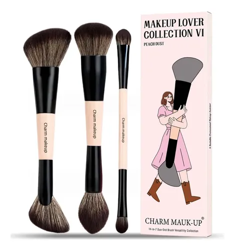 7piezas Brochas Para Maquillaje Profesional A