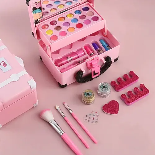 Kit De Maquillaje Lavable, Seguro Y No Tóxico, Juego De Simu