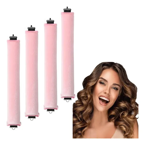 8pzs De Cabello Heatless Curls,rulos Para Cabello Marrón