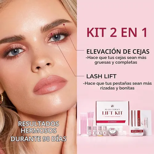 Kit Iconsign Para Permanente De Pestañas/cejas Plant Extract