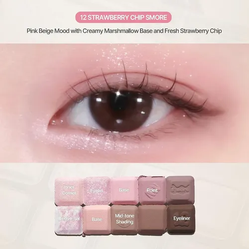 Paleta De Sombras Lilybyred Mood Keyboard 10 Tonos Coreanos