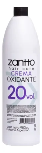 Crema Oxidante 20 Volumenes 980cc Zantto