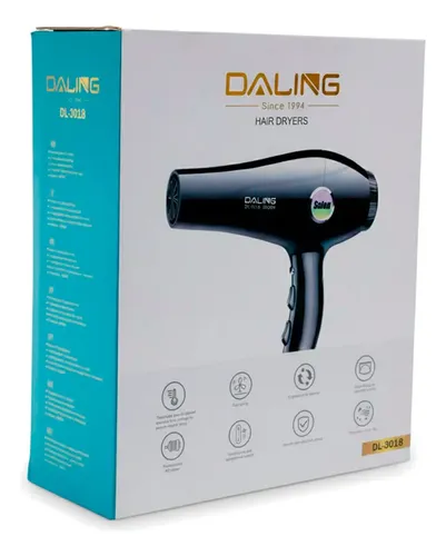 Secador De Pelo Daling Dl-3018 Hair Dryer Secador Cabello