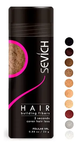 Fibras Capilares Sevich 25g Pote Light Brown Castaño Claro
