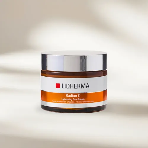 Crema Lightening Face Cream Lidherma Radian C día noche para piel mixta normal seca de 50g