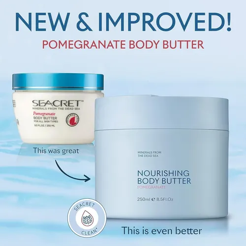 Manteca Corporal Seacret Pomegranate 250 Ml Con Manteca De K