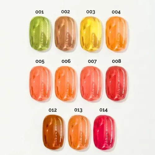 Esmalte Gel Polish Uv/led Efecto Amber-jelly Cherimoya 12ml 003