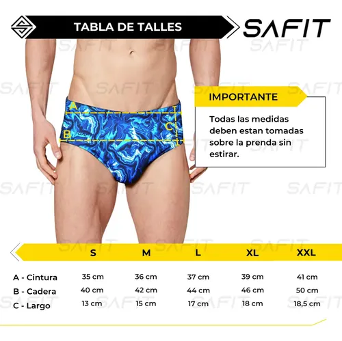 Zunga Malla De Natacion Safit Hombre Adulto + Gorro