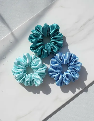 Scrunchies Pack X3 Colitas De Pelo Accesorio Cabello Gomitas