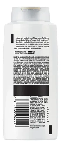 Shampoo Voluminizador Pantene Pro-V Miracles Volumen Suavidad & Fuerza 700 ml