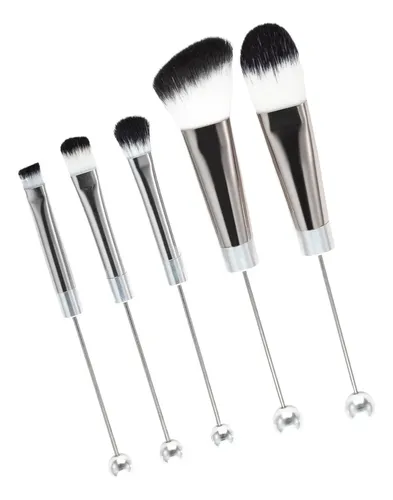 Juego De Brochas De Maquillaje De 5 Piezas, Brocha En