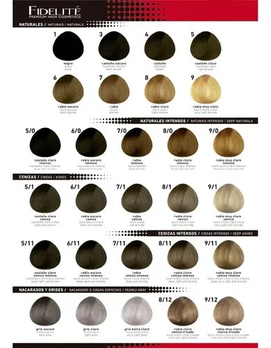 Fidelite | Color Master Coloracion Premium Pomo Tintura 60gr