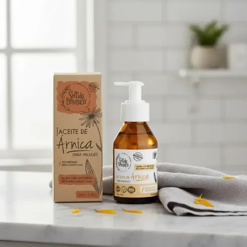 Aceite De Arnica Para Masajes Sentida Botanica X100ml