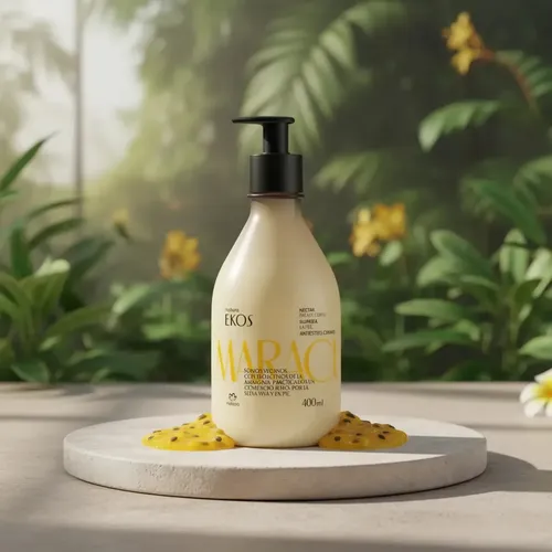 Crema Hidratante Corporal Pulpa Natura Ekos Maracuya 400 Ml