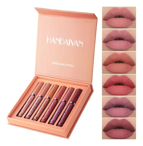 Set De Maquillaje De Lápiz Labial Antiadherente, No Se