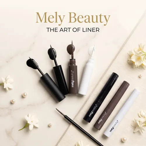 Delineador Liquido Ojos Trazo Preciso Pincel Fino Mely