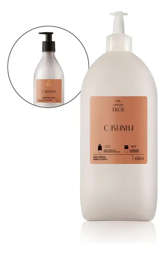 Recarga Crema Corporal Natura Ekos Castaña de 400 mL