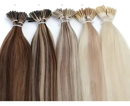 70 Extensiones 55cm Cabello Natural Con Color