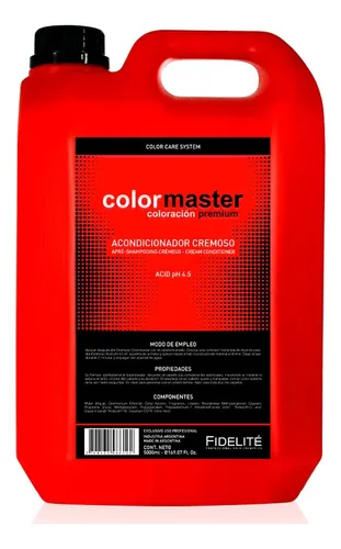 Fidelite Colormaster Shampoo + Acondicionador Acido 5000 Ml