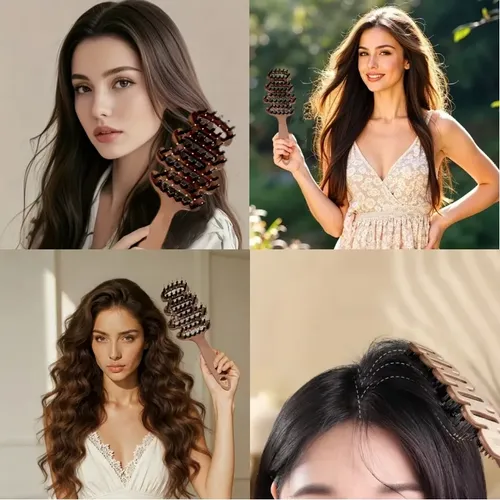 Crea Un Cabello Esponjoso Y Duradero Con El Peine Ribs Pine