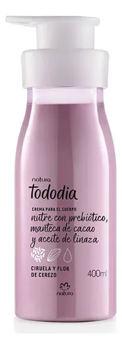Crema Corporal Tododia Fragancia Ciruela y Flor de Cerezo
