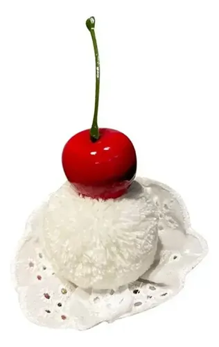 Pinza Para El Pelo Con Diseño De Tarta De Cerezas, Antiderra