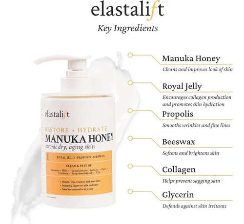 Crema+manuka Honey: Paquete 2 Elastalift Colágeno