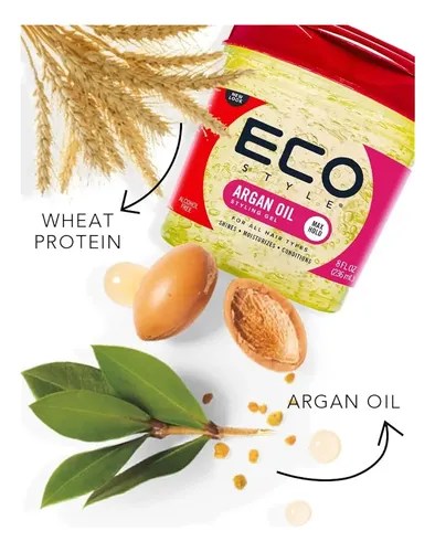 Eco Style Gel De Peinado De Aceite De Argán