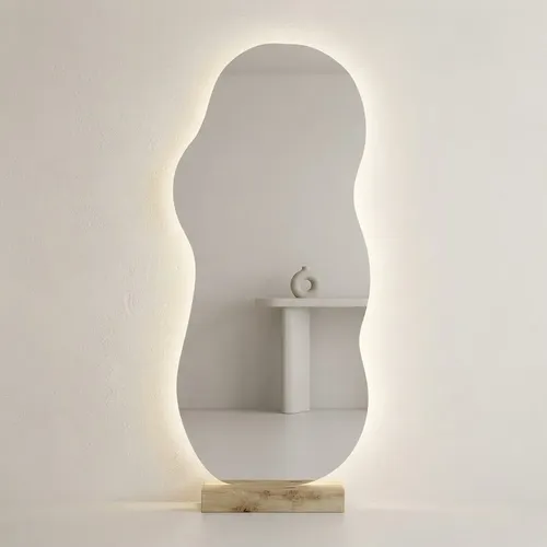 Espejo Irregular Luz Led 180×60