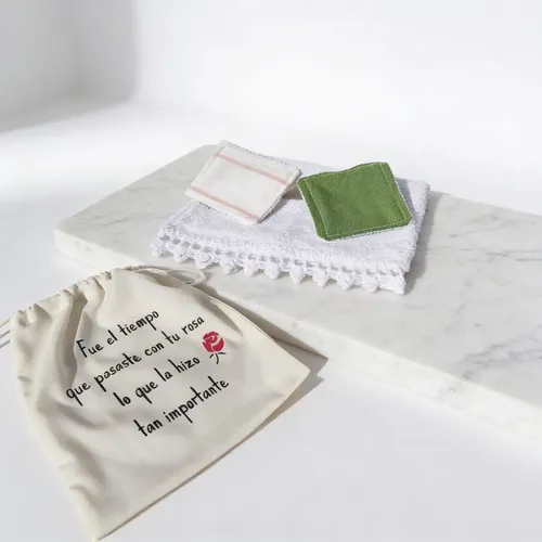 Pads Desmaquillantes Reutilizables +toalla+bolsita